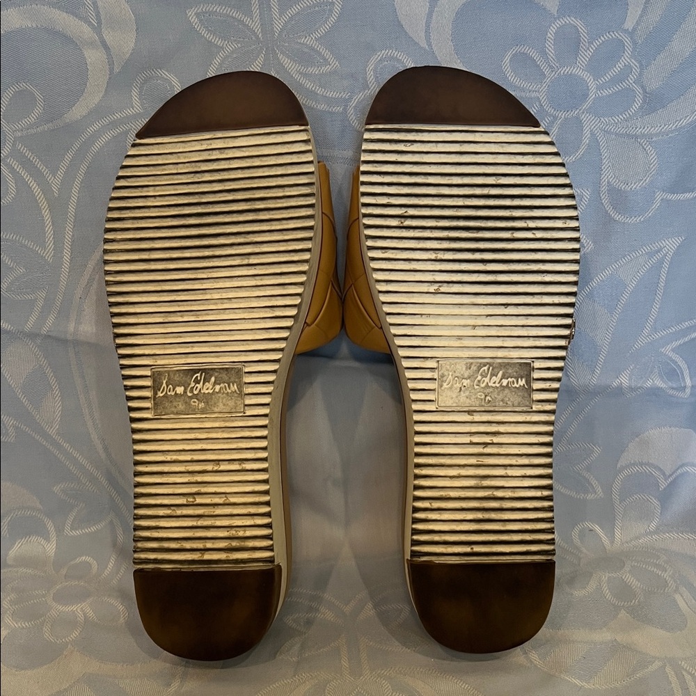 Sam Edelman Beige Slide Sandals - Picture 4 of 4